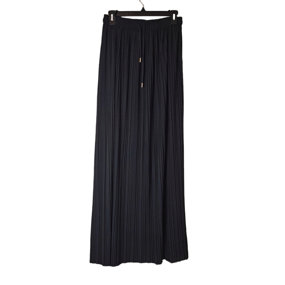New Mix One Size Black Pleated Maxi Skirt